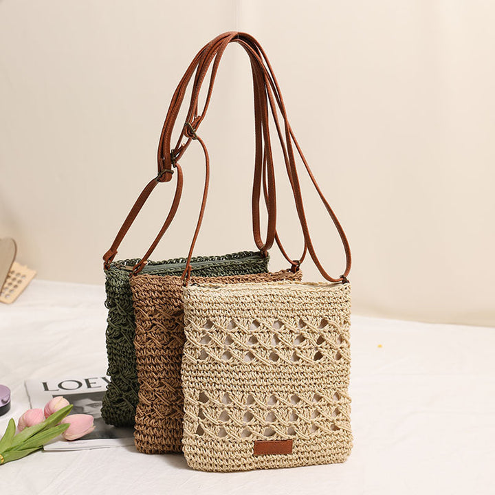 Hand-knotted shoulder bag in elegant design Kalsten