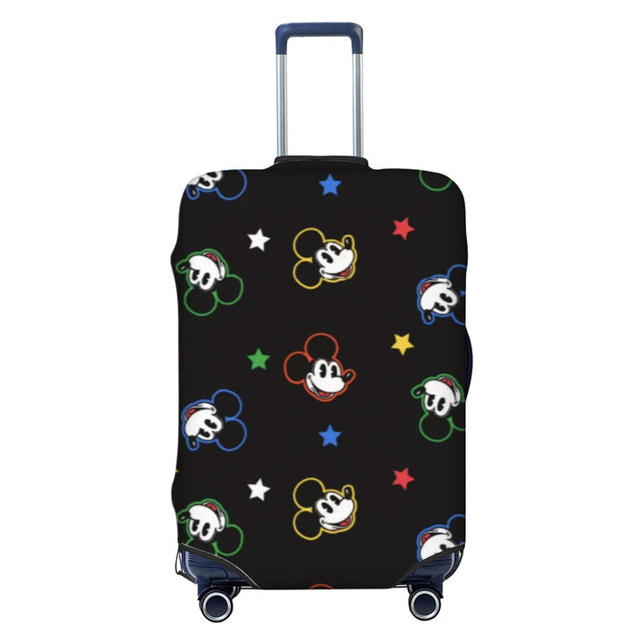 Ladies nan elastic suitcase cover with motif print, water-repellent and tear-resistant, with handle and telescopic opening Kalsten