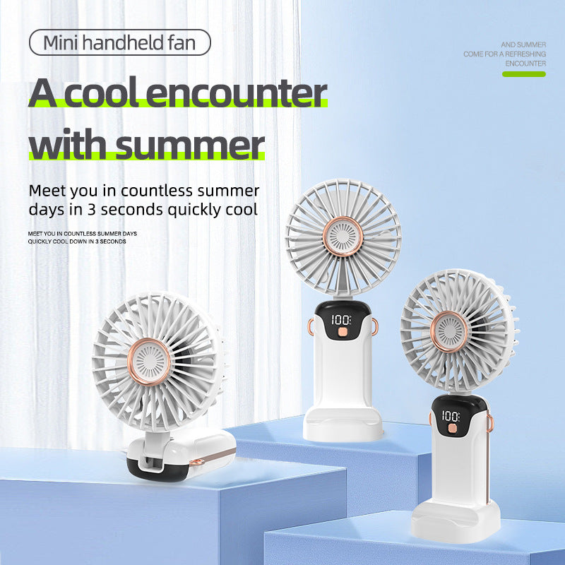 Unisex Portable Digital Handheld Mist Fan Kalsten