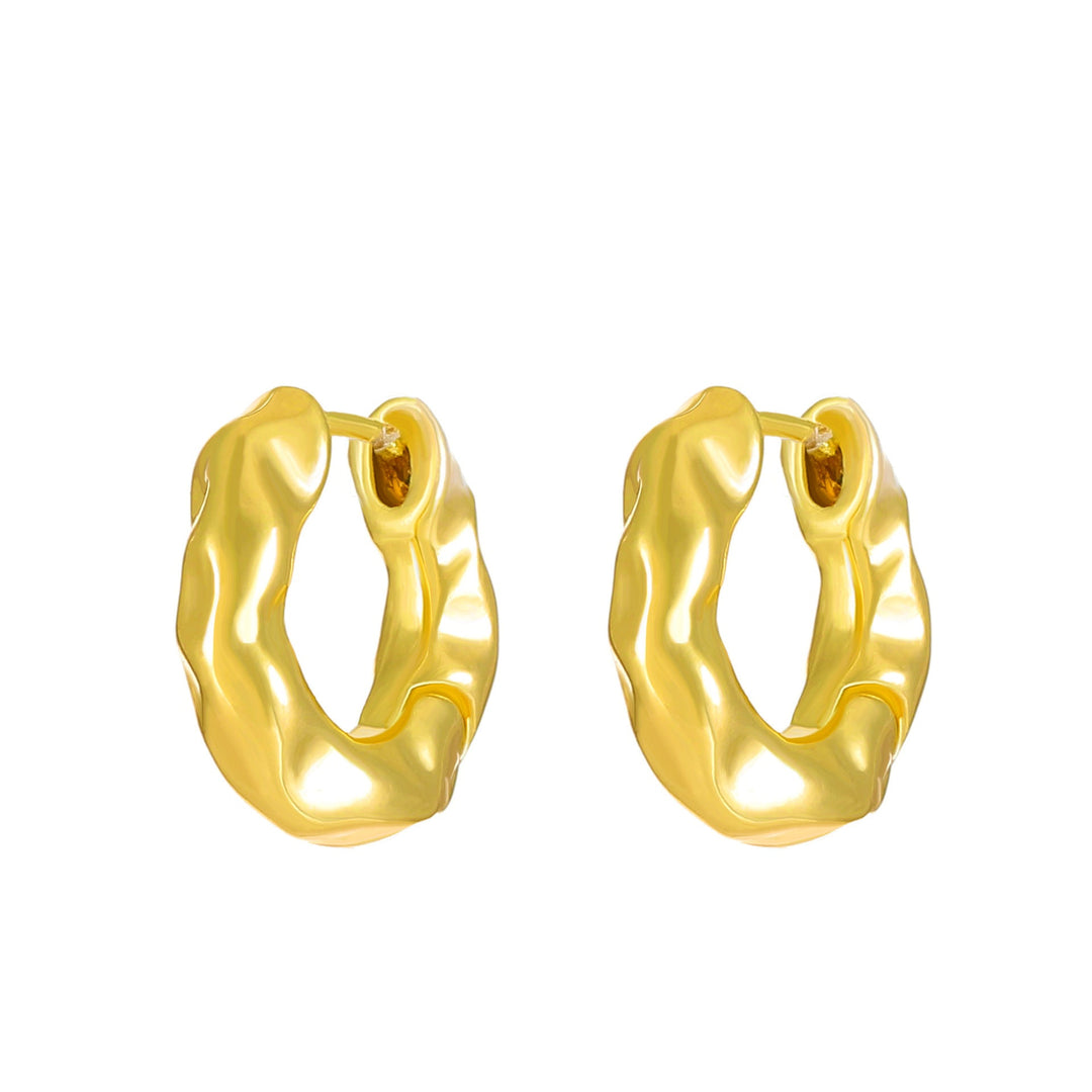 Structured Earrings Made of High-Quality Stainless Steel Kalsten