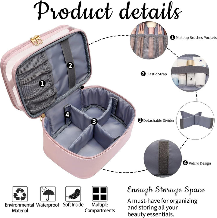 Cosmetic Organizer with Double Compartment Kalsten