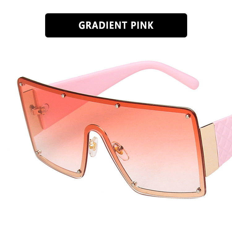 Women geometric oversized sunglasses with gradient lenses Kalsten