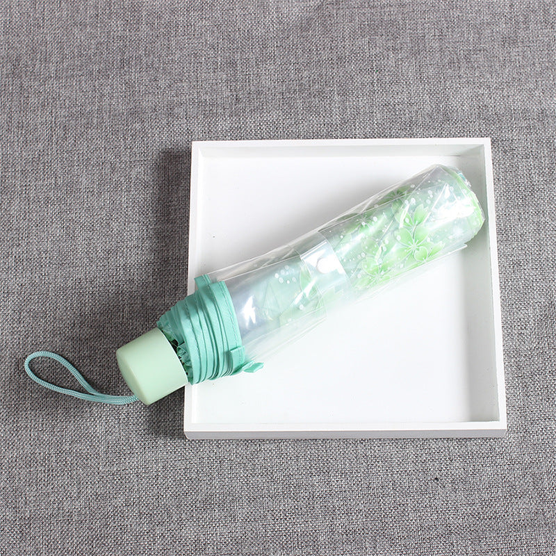 Women's elegant and portable umbrella with floral design Kalsten