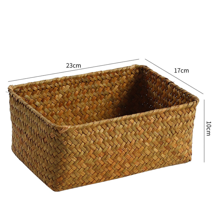 Unisex storage basket made of natural woven Kalsten