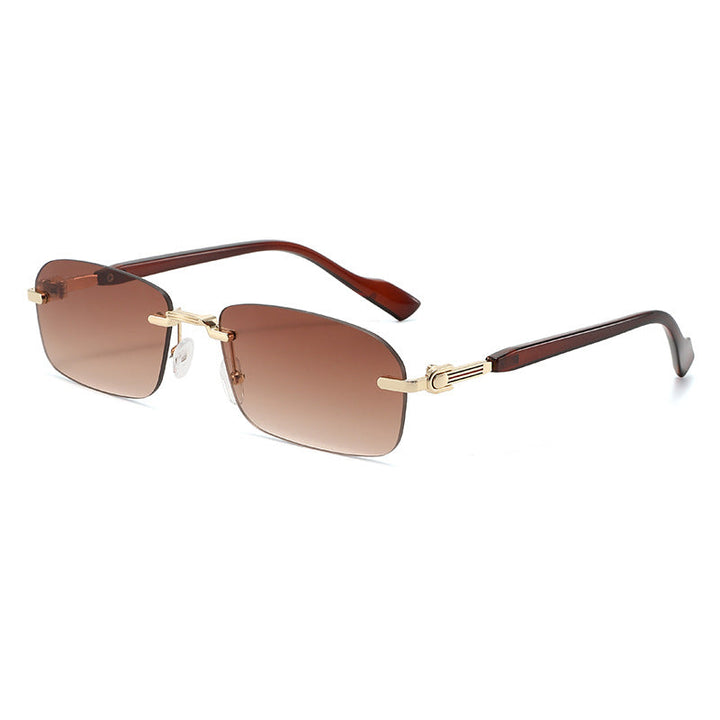 Men's Sleek Geometric Frame Sunglasses Kalsten