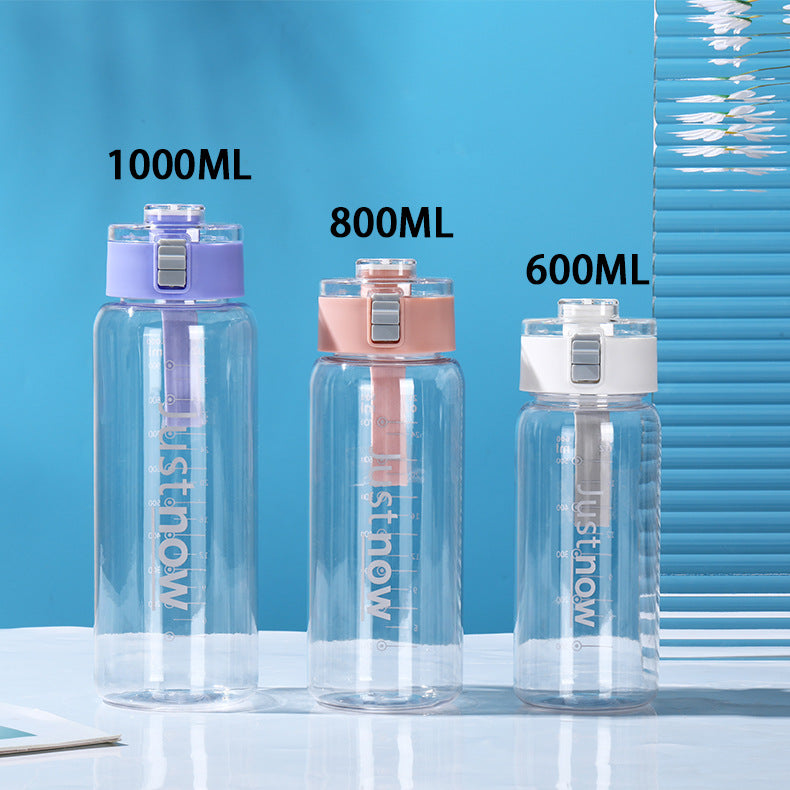 Unisex BPA-free water bottle with measuring scale Kalsten