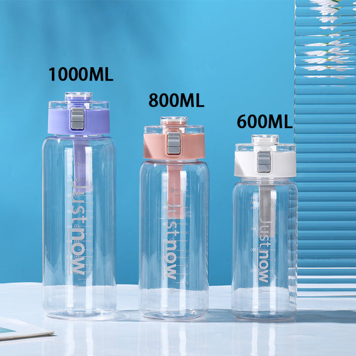 Unisex BPA-free water bottle with measuring scale Kalsten
