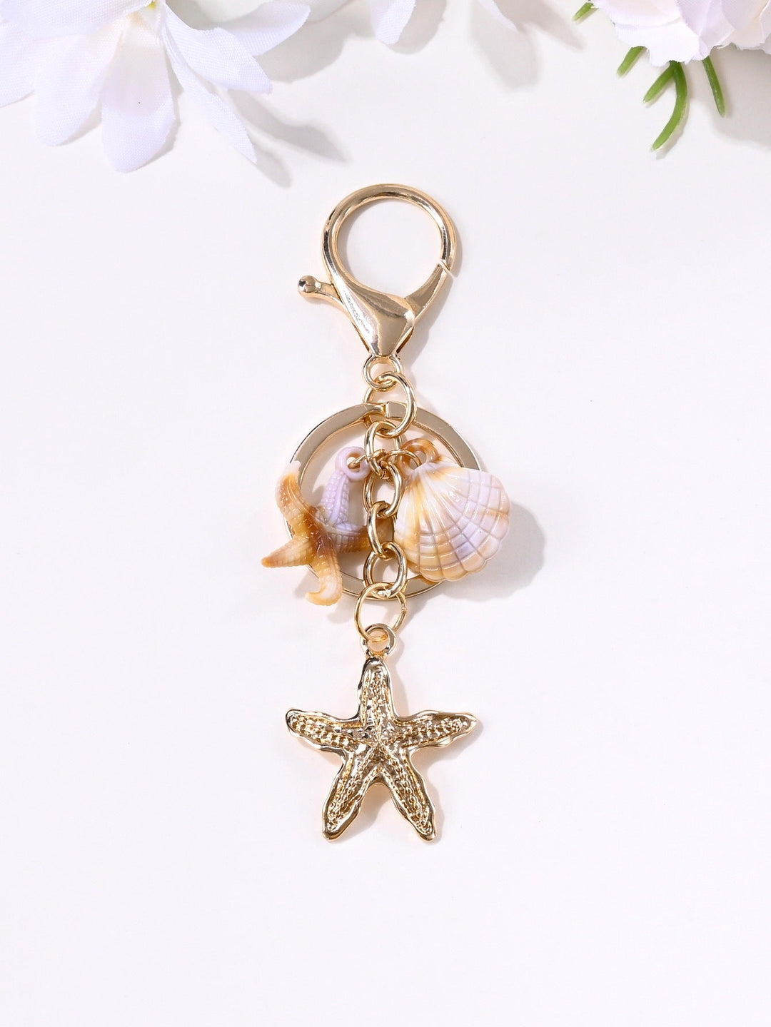 Keychain with Maritime Star Motif Kalsten