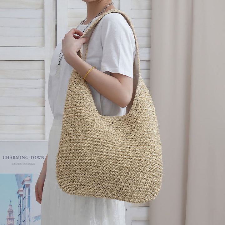 Handmade Shopper Bag Made of Natural Materials Kalsten