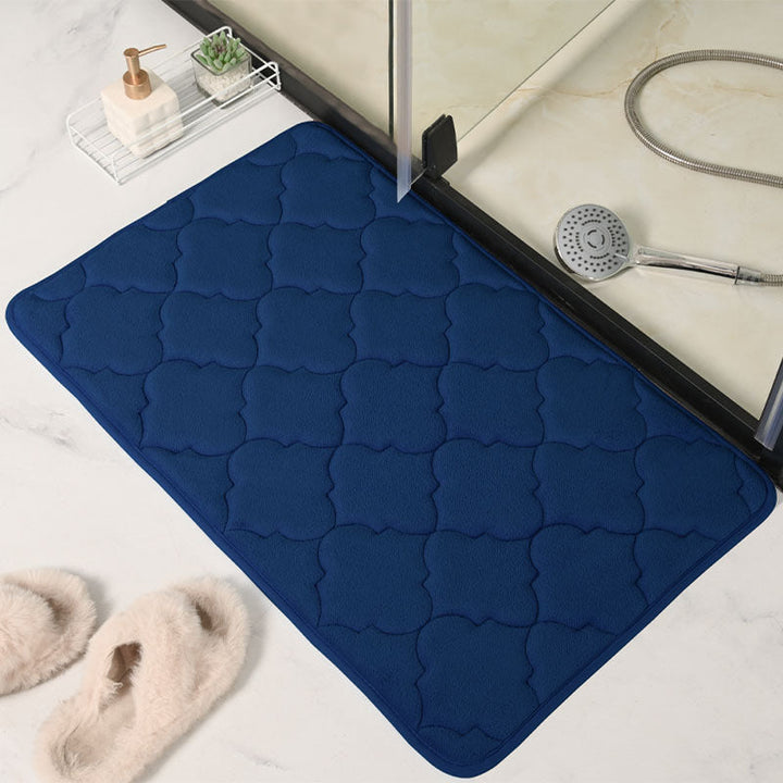 Quilted Plush Shower Mat