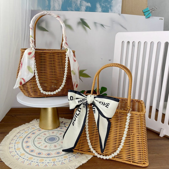 Women Diamond-shaped Handheld Basket Kalsten