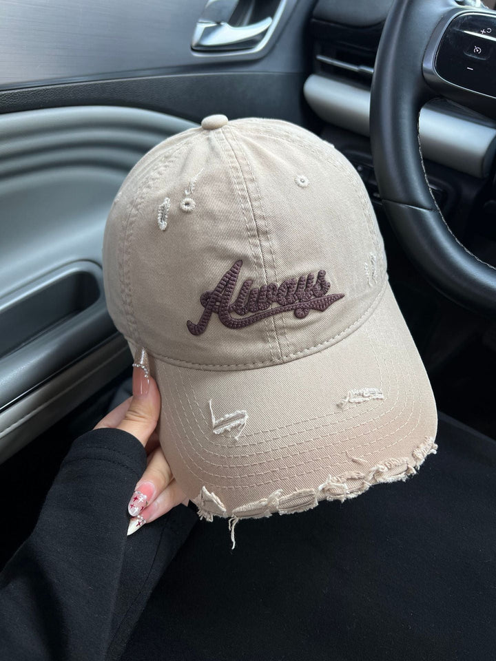 Women's Distressed Graphic Baseball Cap Kalsten
