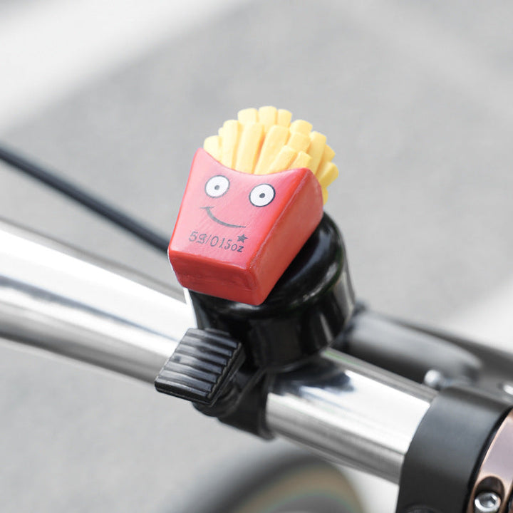 novelty handlebar bicycle bell with silicone popcorn topper and universal clamp Kalsten