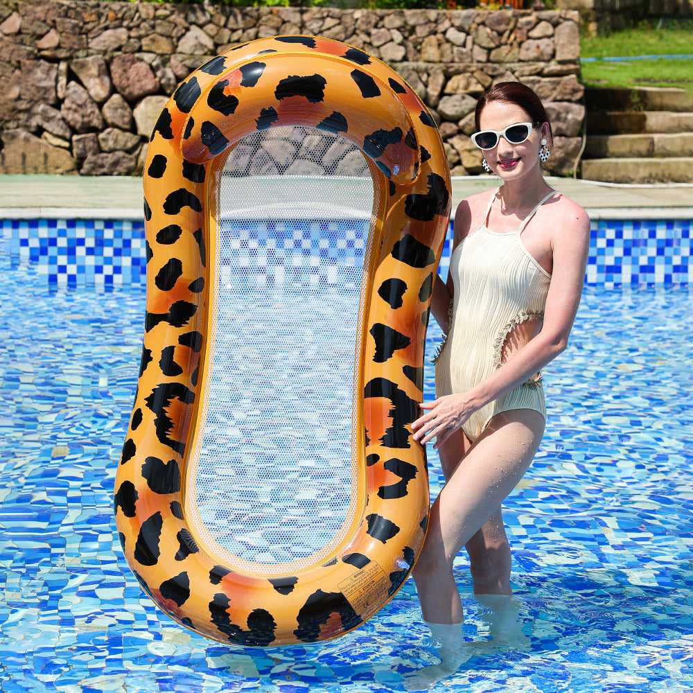 Women Inflatable Luxury Swimming Island with Sun Protection Kalsten