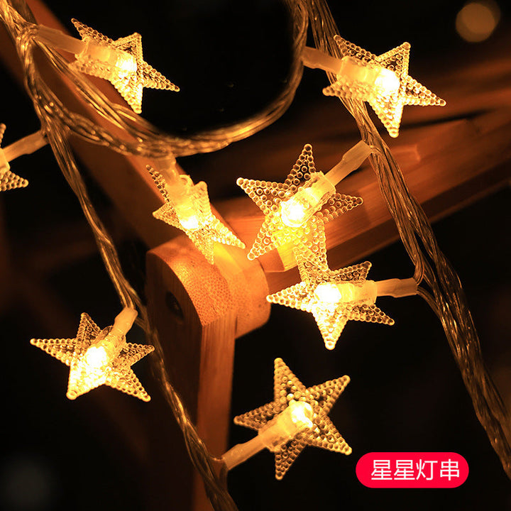 Decorative Snowflake LED String Lights Battery Powered Indoor Outdoor Fairy Kalsten