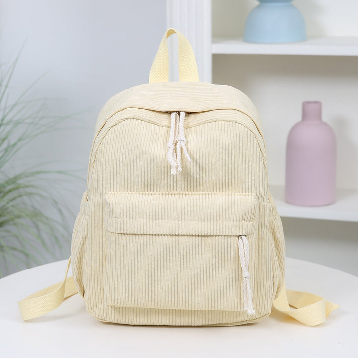 Corduroy Multi-Pocket Backpack Kalsten