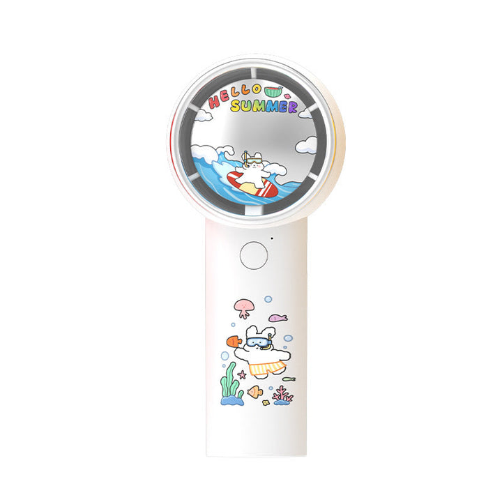 Unisex Handheld Fan with Cartoon Design Kalsten