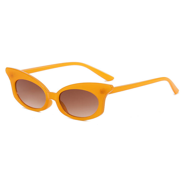 Women Cat-Eye Sunglasses with Transparent Frame and UV Protection Kalsten