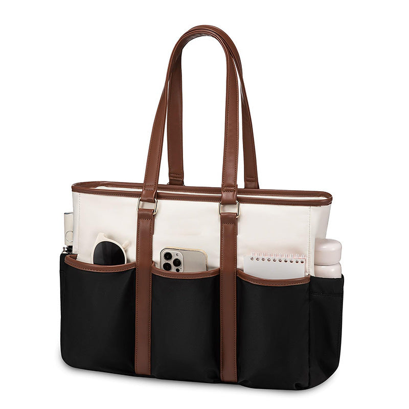 Spacious everyday tote bag with practical outer pockets Kalsten
