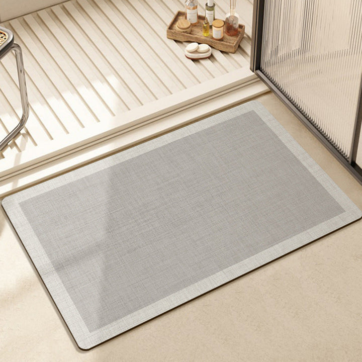 Modern Textured Bath Mat Kalsten