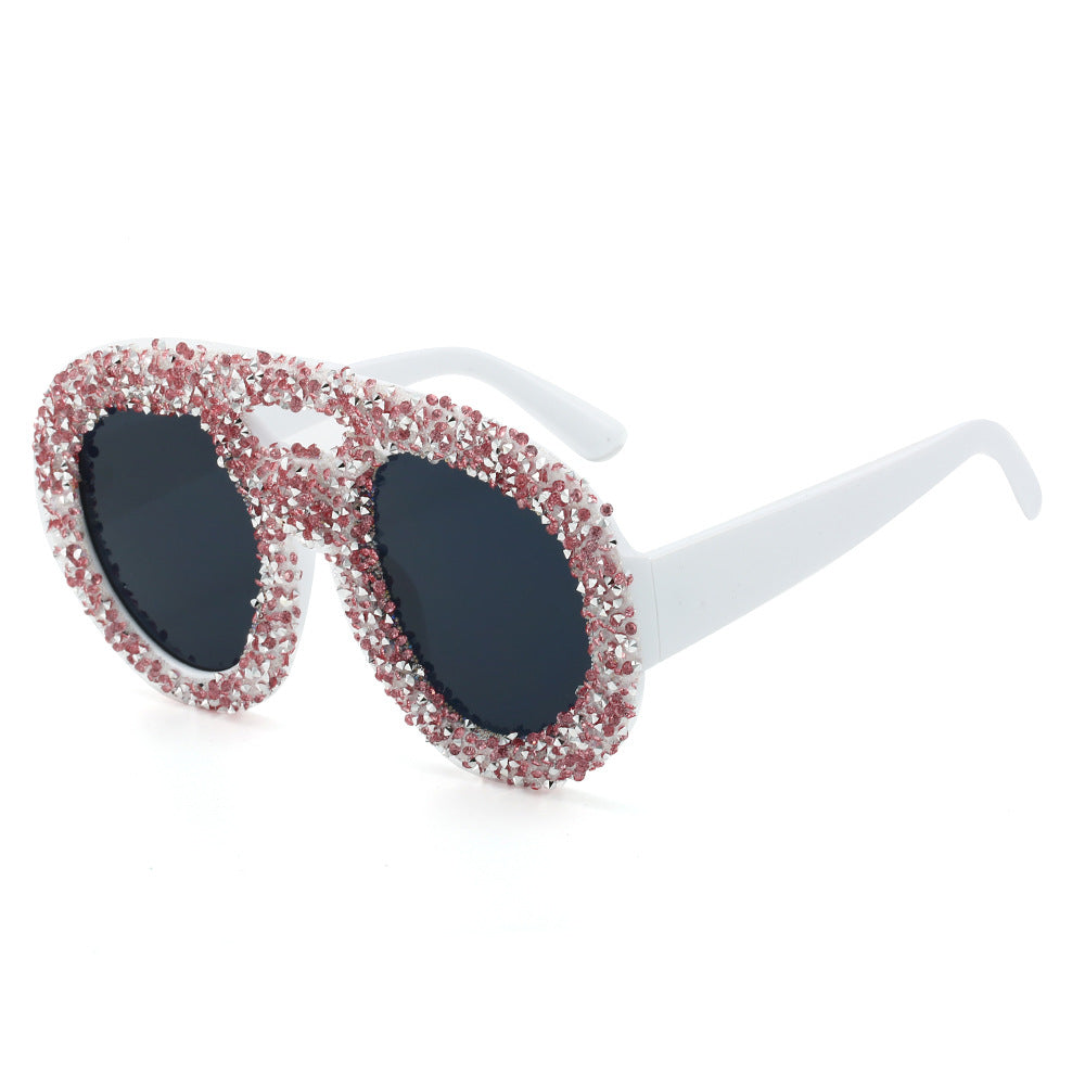 Women's fashionable sunglasses with glamorous rhinestone frame Kalsten