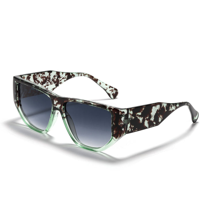 Women's trendy square sunglasses with modern tortoise pattern Kalsten