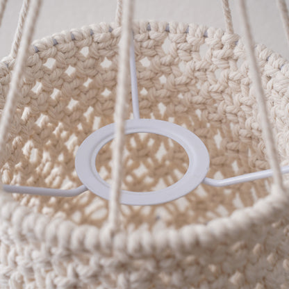 Macramé Pendant Light Shade Acalora