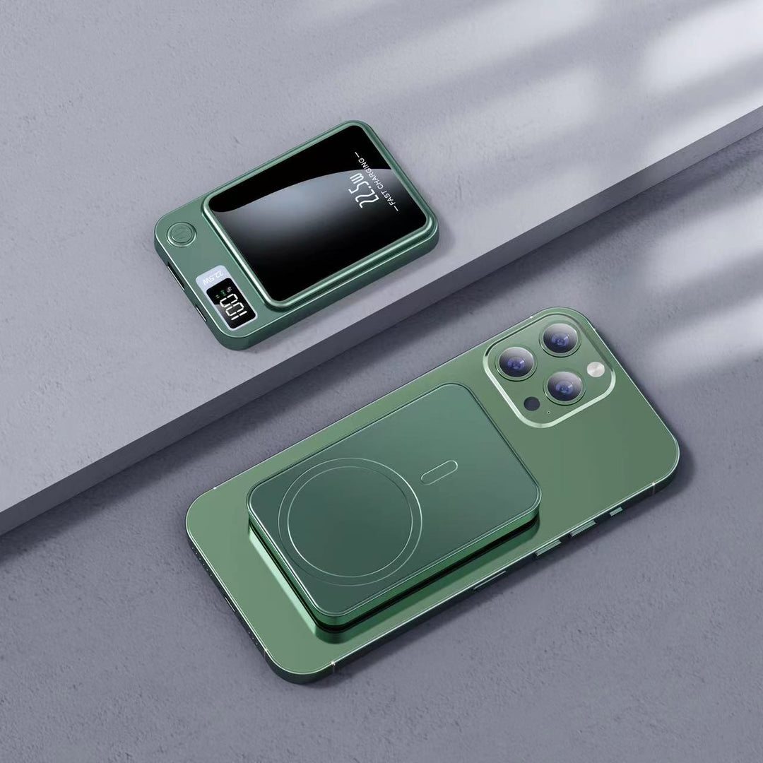 Portable power bank with intelligent LCD display and wireless charging function Kalsten