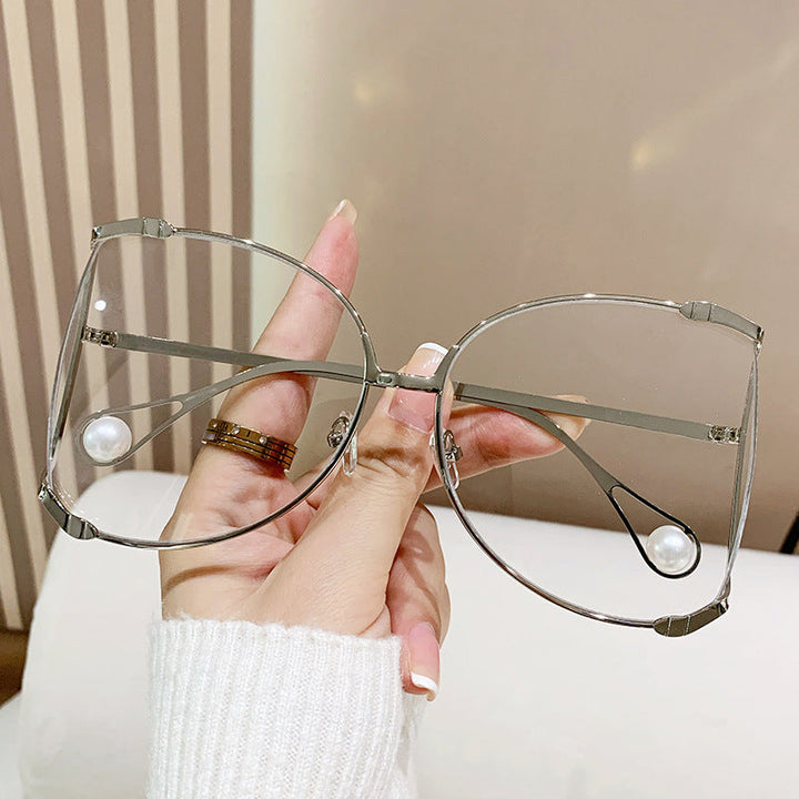 Ladies fashionable glasses with elegant pearl decor Kalsten