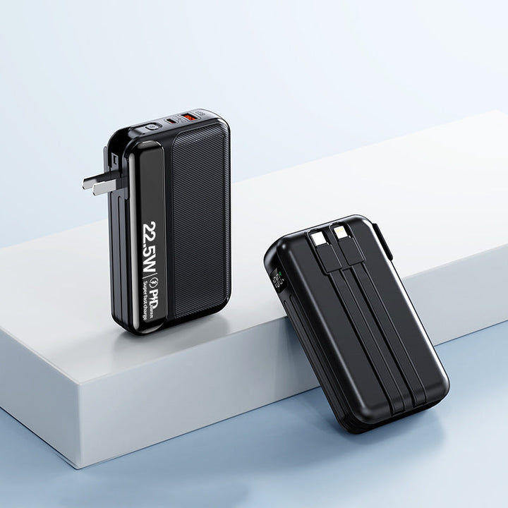 Portable fast charger with integrated socket Kalsten