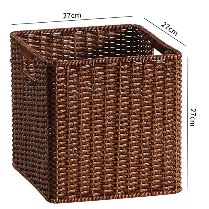 Handwoven Rustic Storage Cube Kalsten