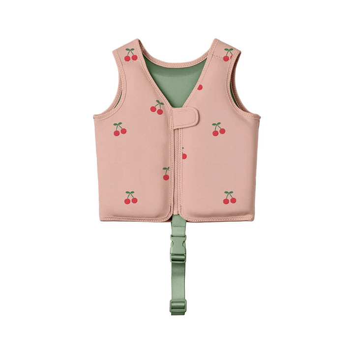 Adjustable Floral Print Swim Vest