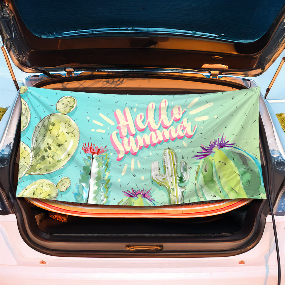 Trunk mat in creative flamingo design Kalsten