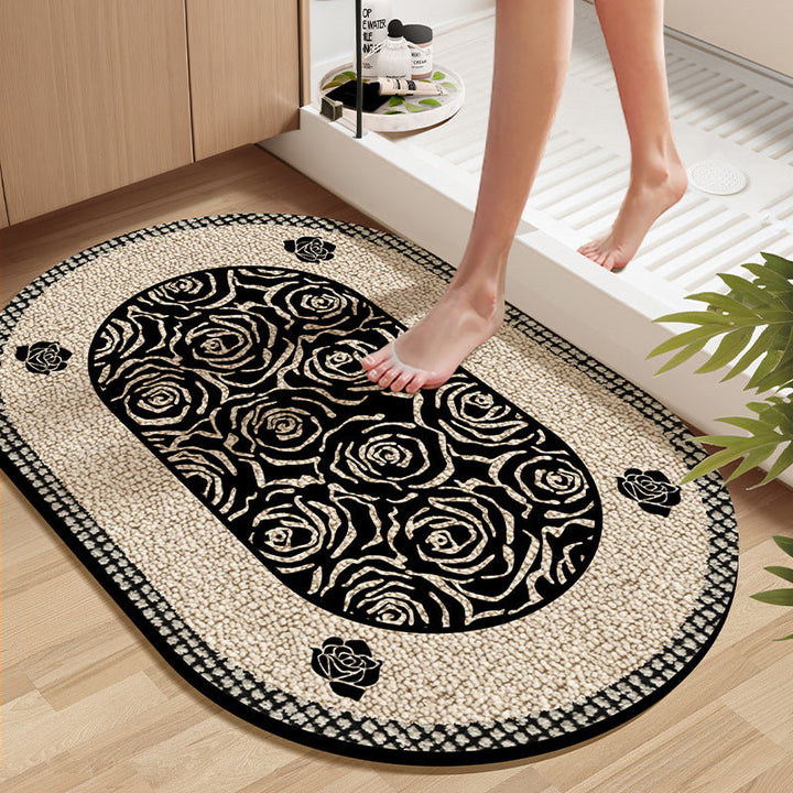 Soft Textured Bathroom Rug Kalsten