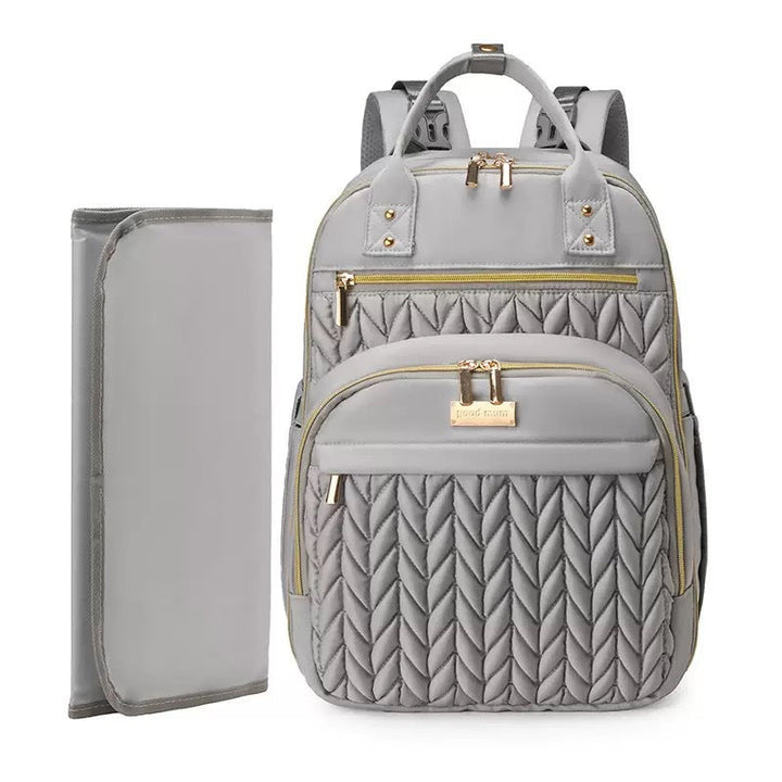 Elegant and Spacious Backpack with Textured Design Kalsten