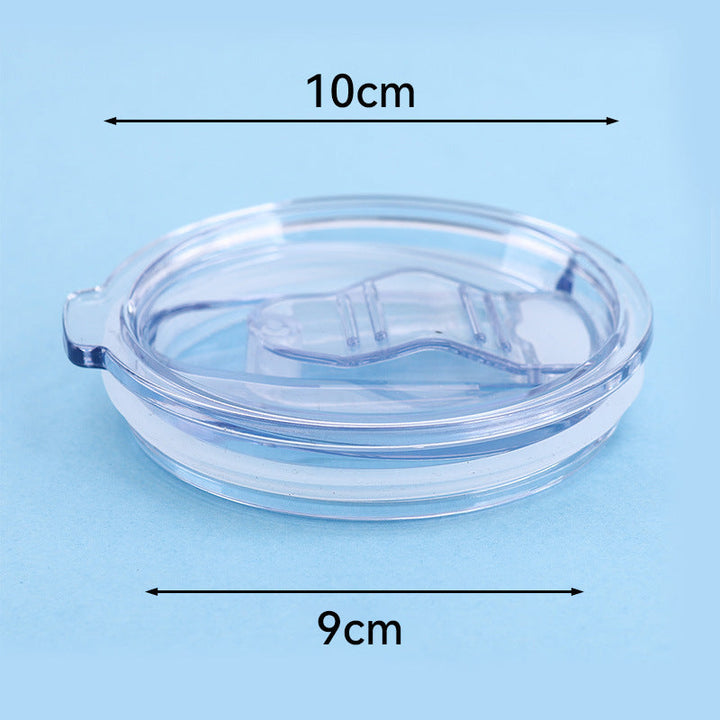Spillproof Replacement Insulated Tumbler Lid With Silicone Gasket Flip Drinking Cover