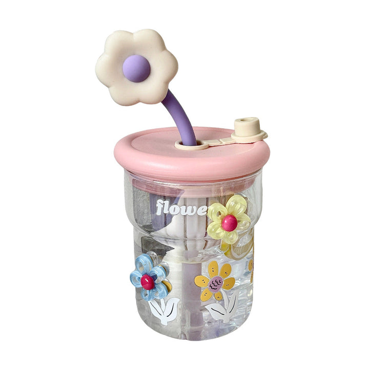 Ladies Flower Motif Drinking Cup Kalsten