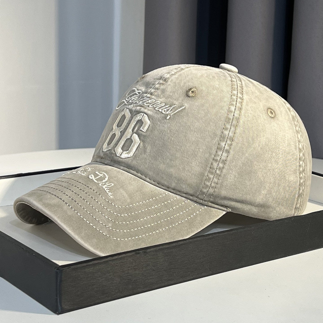 Men's Vintage-Inspired Distressed Baseball Cap Kalsten