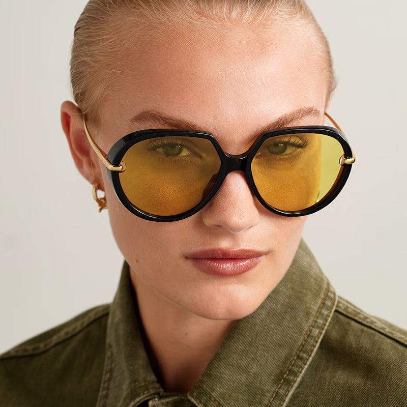 Women's Cat-Eye Sunglasses with glare-free UV protection and luxurious metal frame Kalsten