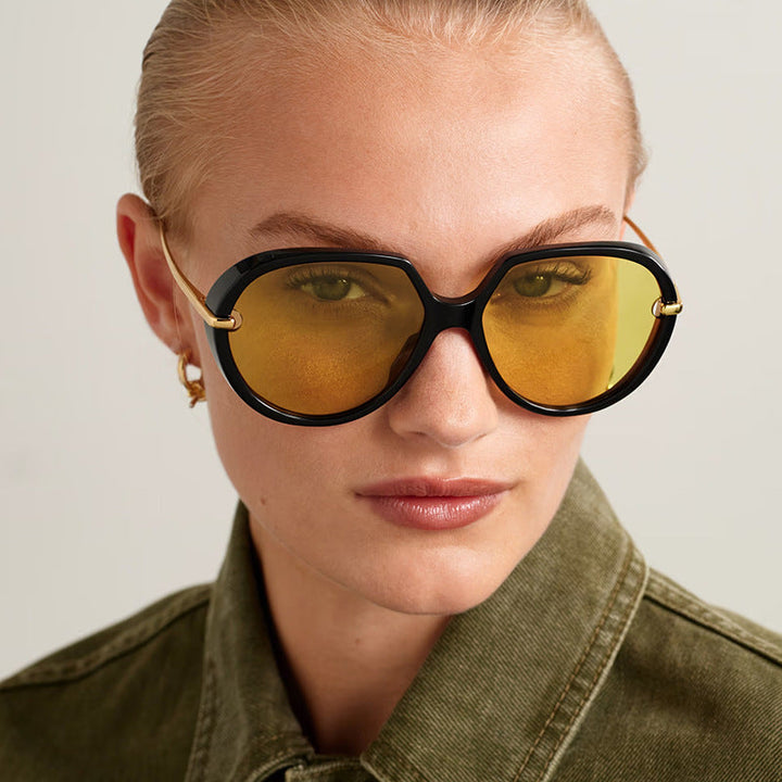 Women's Cat-Eye Sunglasses with glare-free UV protection and luxurious metal frame Kalsten