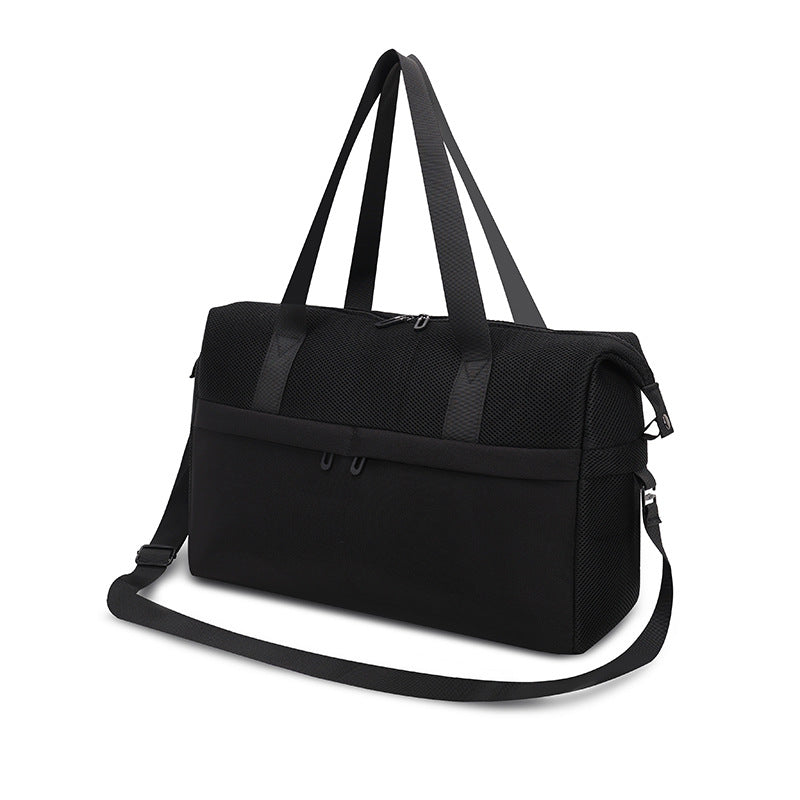 Sporty tote bag with breathable mesh material and multifunctional pockets Kalsten