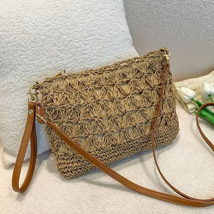 Shoulder bag with elaborate crochet designs Kalsten