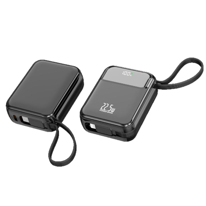 Compact power bank with multifunctional connection and digital charging display Kalsten