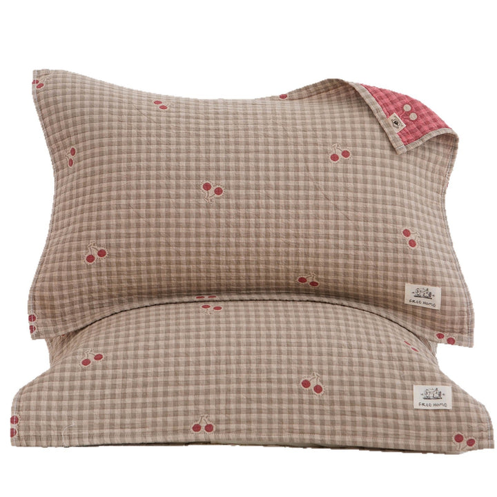 Women's pillowcase with modern checkered pattern Kalsten