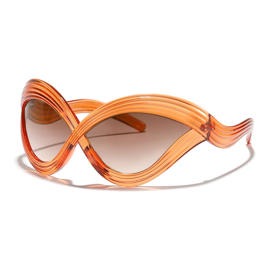 Women's fashionable sunglasses with innovative wave frame Kalsten