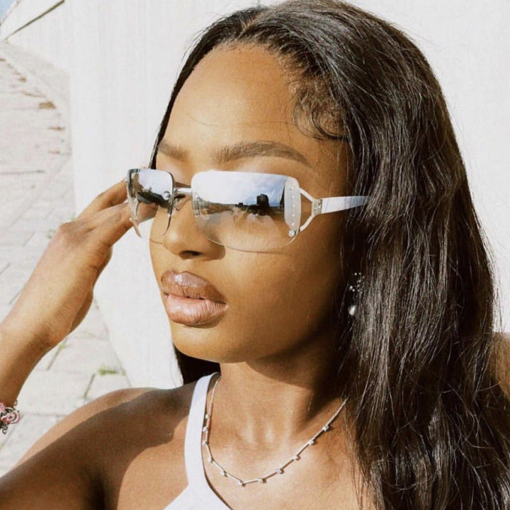 Women's futuristic, sleek Shield sunglasses Kalsten