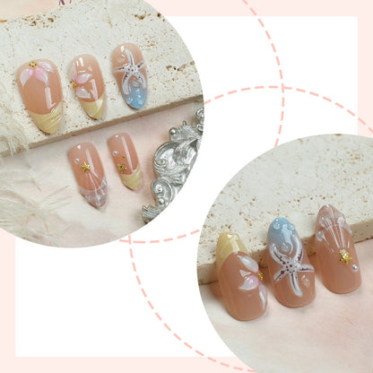 Floral Decorative Press-On Nail Set Acalora 1788495993