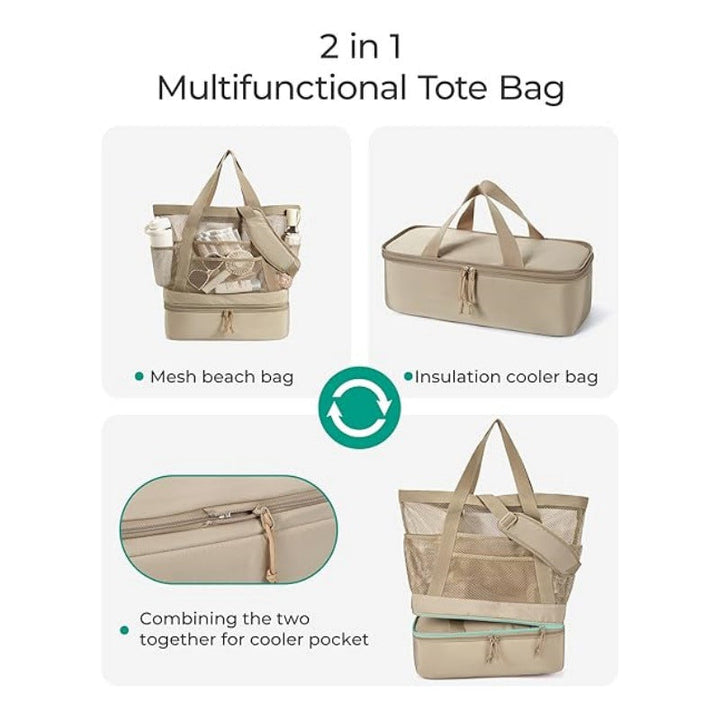 Cooler bag with multifunctional compartments Kalsten