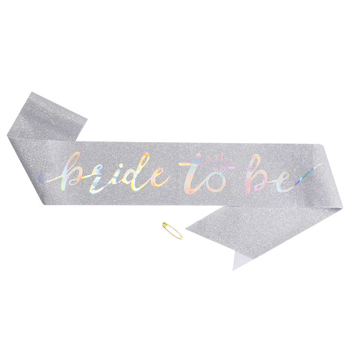 Ladies Glittering Bride Sash Kalsten
