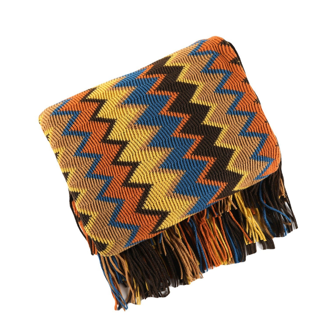 Ladies Zigzag Pattern Blanket Kalsten